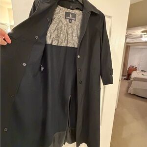 Long Trench Coat Black